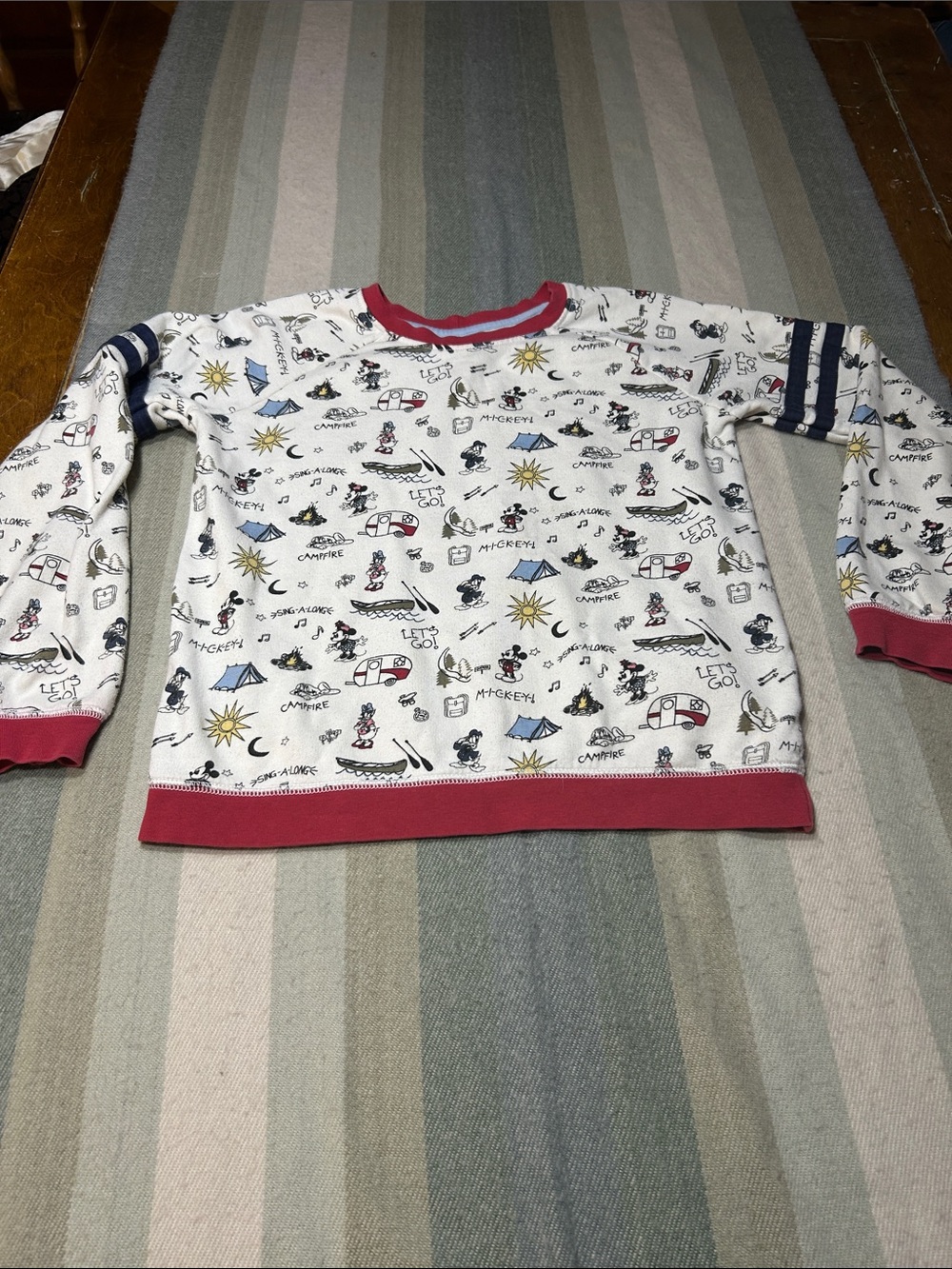 Disney collection by Hannah-Andersson Print Pullover Sweatshirt- unisex - campin